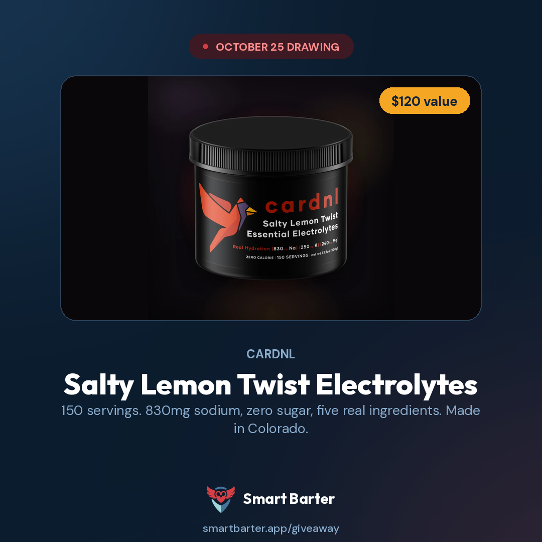 Cardnl Salty Lemon Twist Electrolytes, 150 servings